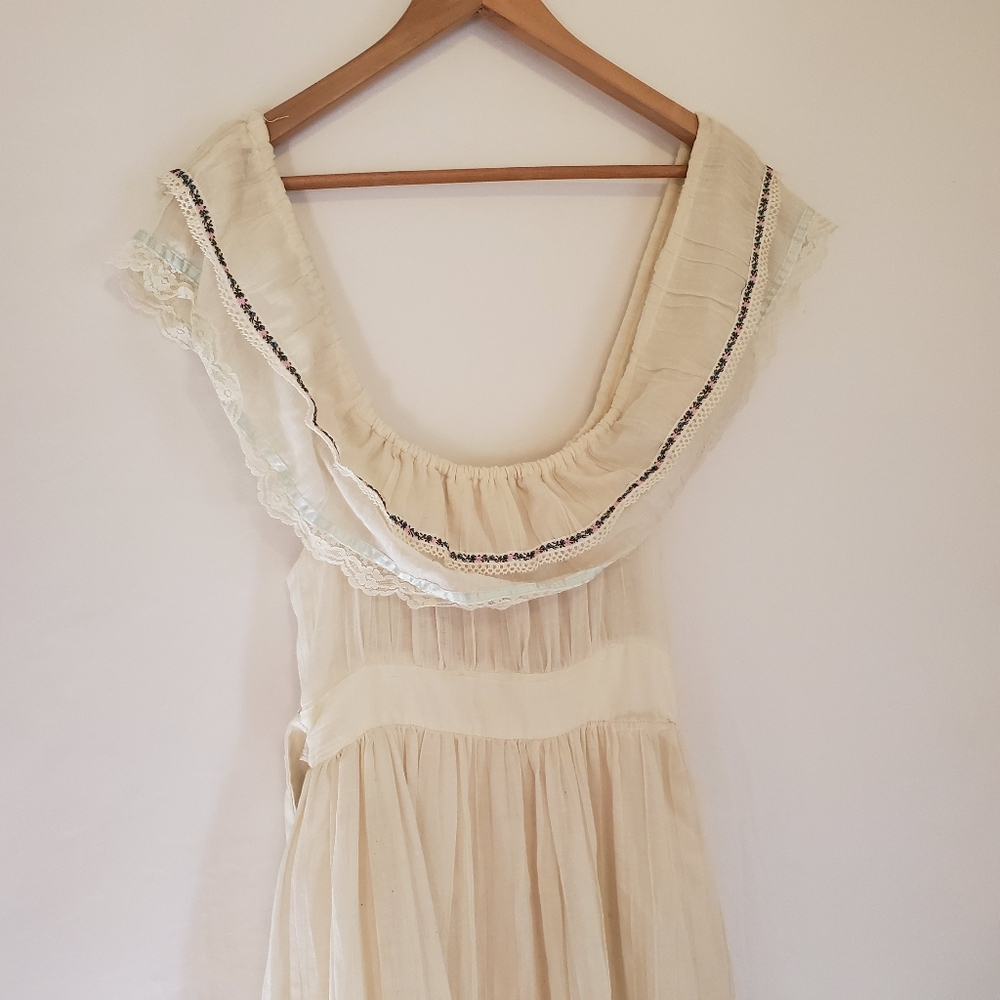 Gunne Sax Jessica McClintock 1970's Prairie Dress